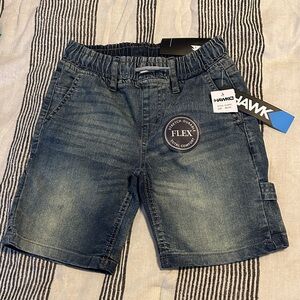 Tony Hawk Kids Stretch Carpenter Denim Shorts - Dark Blue sz 5/6